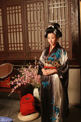 幻灯：曝殷桃《杨贵妃》和服造型 别具清雅之美