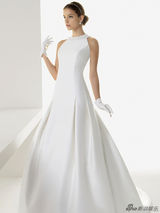 组图：超模芭芭拉唯美婚纱写真 典雅纯净秀美背