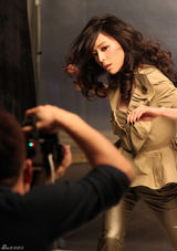 幻灯图：张静初浪漫写真 法式情怀依旧如初