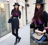 明星爱街拍第22期：经典基本款终极简约黑白色