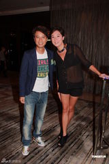 组图：黄贯中等出席电台台庆 曝朱茵预产期冬至