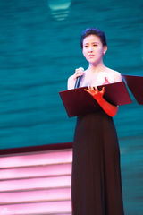 组图：贾青爱心助阵公益晚会 呼吁关爱弱势群体