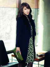 高清图：河智苑冬装写真显优雅熟女魅力