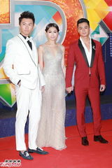 组图：TVB台庆红毯闪耀 米雪梳冲天髻杨怡珠光宝气