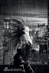 幻灯图集：谢丽尔-科尔登杂志 黑色劲装变辣妹