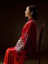 组图：江一燕古典写真送祝福 祝愿中秋多团圆