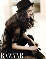 高清图：韩星韩佳人登杂志 低胸性感变芭蕾公主