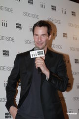 组图：基努里维斯愿来港拍戏 杜琪峰坚持用菲林拍片