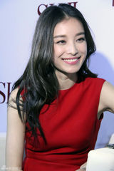 组图：倪妮身价飙升代言国际品牌 红裙优雅迷人