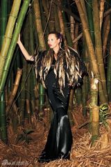 组图：凯特-莫斯牙买加拍时尚封面 尽显狂野性感