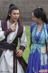 组图：《古剑奇谭》探班 阿娇(钟欣桐)乔振宇生死离别