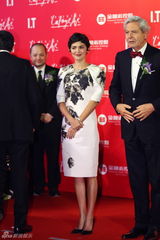 组图：奥黛丽塔图现身活动 郭富城张智霖拼帅