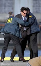 组图：《华尔街之狼》片场 FBI力擒莱昂纳多