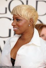 组图：黑人天后玛丽布莱姬短发利落