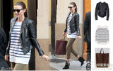 组图：明星爱街拍第8期男士大衣VS女士夹克棉服