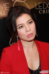 组图：钟楚红低胸性感出席活动 感情事随缘