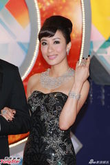 组图：TVB台庆红毯闪耀 米雪梳冲天髻杨怡珠光宝气