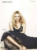 组图：黛安-克鲁格登杂志封面 闪亮金装耀眼