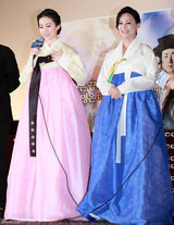 高清组图：新《倩女幽魂》韩国首映 刘亦菲穿韩服