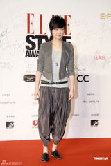 幻灯图：范冰冰粉唇魅惑风尚大典 李宇春裤装帅气