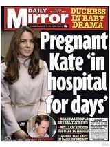 组图：凯特王妃宣布怀孕 各国报纸头条争相报道