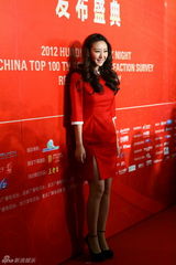 组图：吴奇隆刘诗诗李小璐等亮相华鼎奖红毯