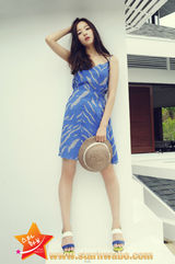 组图：韩星赵敏书泳装写真曝光 H杯美胸性感惹火