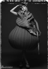 组图：林志玲范晓萱张震原住民写真展神秘诱惑