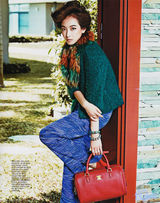 高清组图：韩团f(x)宋茜时尚写真大秀专业模特风范