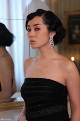 高清图：余男受邀拍柏林特刊 复古造型引人注目