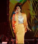 高清图：毛阿敏唱响北京万人共怀旧 穿越时空20年