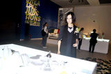 组图：刘孜出席国际设计展 成当晚唯一跨界设计师