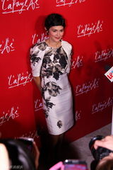 组图：奥黛丽塔图现身活动 郭富城张智霖拼帅