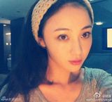 组图：姚笛微博晒自拍 柔美靓丽似angelababy