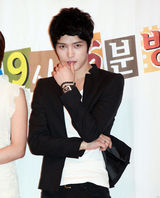 组图：金在中主演电视剧《守护BOSS》发布会