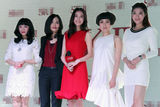 组图：倪妮身价飙升代言国际品牌 红裙优雅迷人