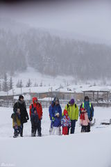 组图：《爸爸去哪儿》将收官 展现白雪童话世界