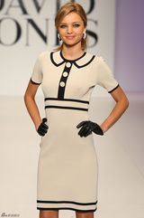 高清组图：奥兰多女友米兰达-可儿走秀 笑容甜美