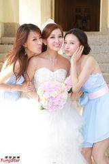 组图：众亲友出席麦雅致张颖康大婚