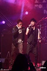 组图：谭咏麟香港办音乐会 提携新人Mr.乐队