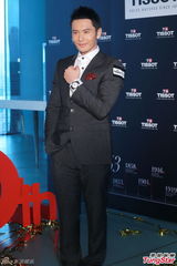 组图：黄晓明避谈感情 吴千语否认为男友监场