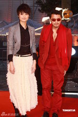 幻灯：香港金像奖颁奖红毯 李宇春裙摆飞扬