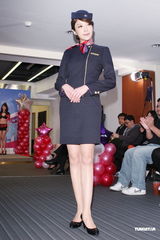 组图：蔡淑臻新戏演空姐 男友李沛旭浮想联翩