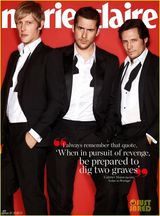 组图：《复仇》四人组登杂志 艾米丽风情万种