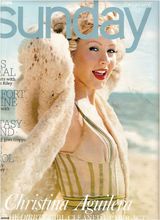 组图：克里斯汀娜杂志封面欣赏