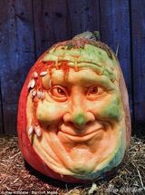 组图：德普凯奇变南瓜 经典鬼怪角色助兴万圣节