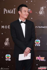 组图：文章黑西服帅气亮相金像奖红毯