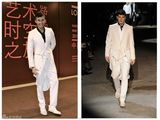 组图：胡兵庆典引潮流风尚 白色秋冬款新装简约优雅