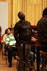 高清图：陕北民歌赴欧演唱会华沙站排练花絮