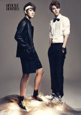 高清组图：韩团EXO-K写真眼神凌厉英气逼人